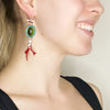 Baroque Crystal Drop Earrings by Satellite Paris