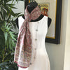 Hand Block Printed Scarf by Anokhi - Rose Art Deco