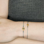 Gold Plated Labradorite Cord Bracelet