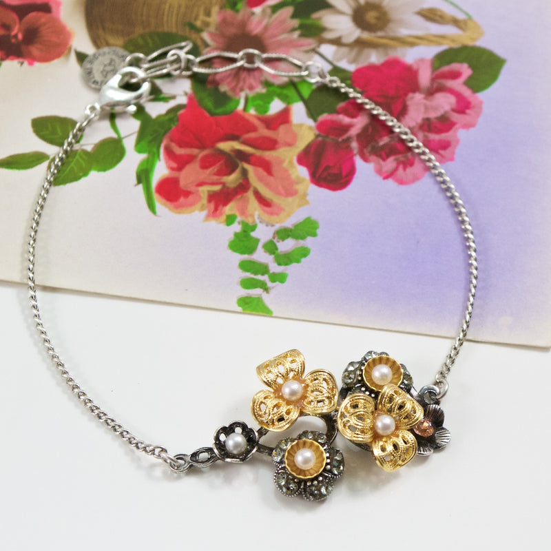 Flower Bouquet Bracelet by Eric et Lydie