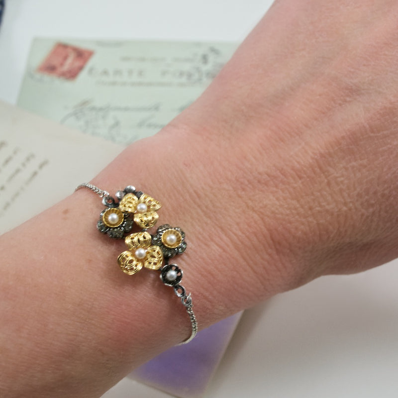 Flower Bouquet Bracelet by Eric et Lydie