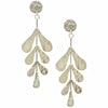 Silver Drop Post Earrings