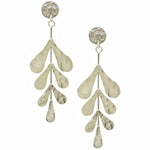 Silver Drop Post Earrings