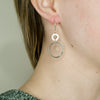 Chic Sterling Silver Circle Earrings