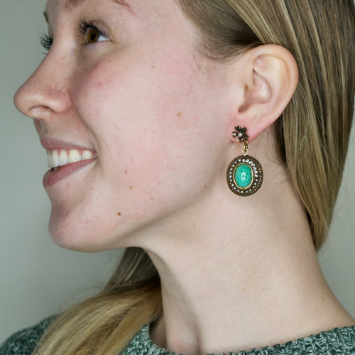 Turquoise Drop Earrings