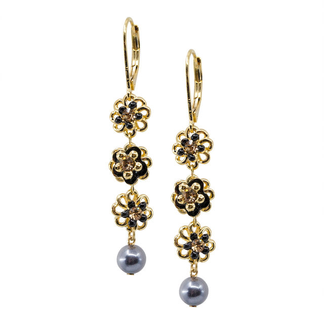 Dripping Pearl Delicate Drop Earrings