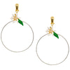 Daisy Circle Earrings by Eric et Lydie - Large