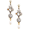 Whimsical Drop Flower Post Earrings by Eric et Lydie