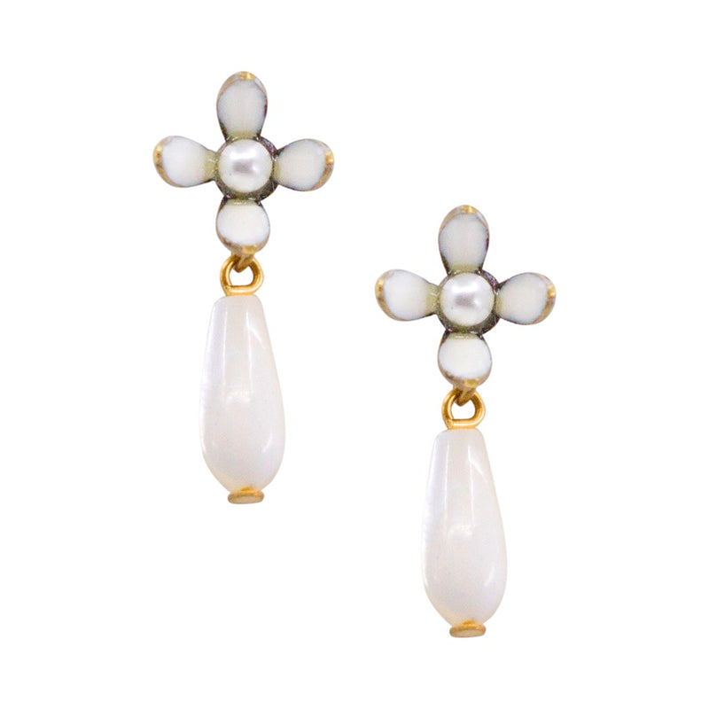 Sweet Flower Post Earrings by Eric et Lydie
