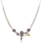 Flower and Serpent Necklace by Eric et Lydie