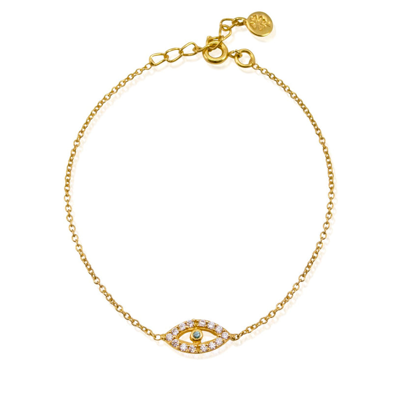 Evil Eye Cubic Zirconia Bracelet