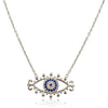 Evil Eye Sterling Silver Pendant Necklace