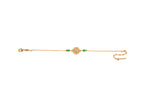 Delicate Gold Hematite and Green Jasper Bracelet by Satellite Paris