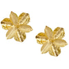 Golden Flower Post Earrings