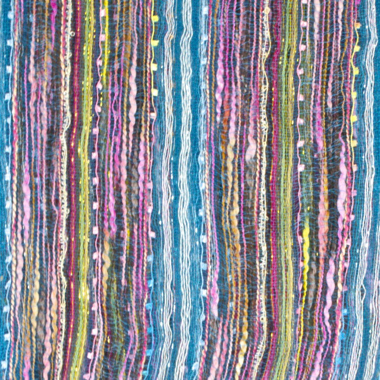 Guatemalan Handwoven Scarf - Turquoise