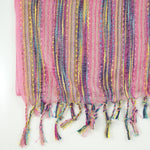 Guatemalan Handwoven Scarf - Pink