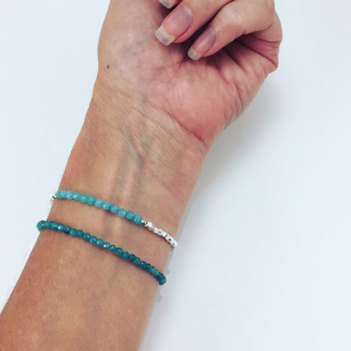 Blue Jade Bracelet