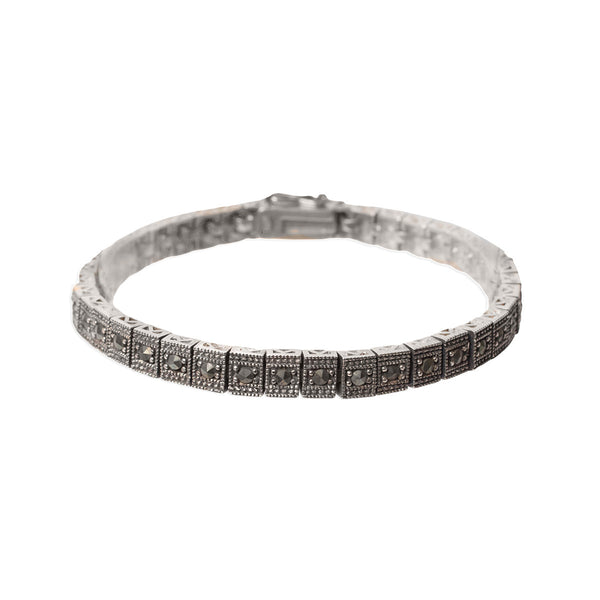 Sterling Silver and Pyrite Bracelet - Armenian Jewelry – JJ Caprices