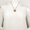 Medallion Gold-Plated Pendant Necklace by Satellite Paris