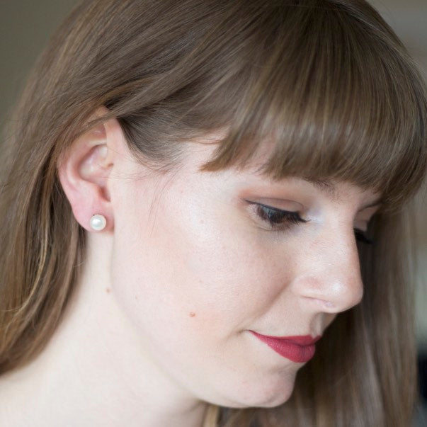 Fresh Water Pearl Post Earrings