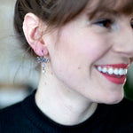 Dragonfly Silver Filigree Earrings from Oaxaca