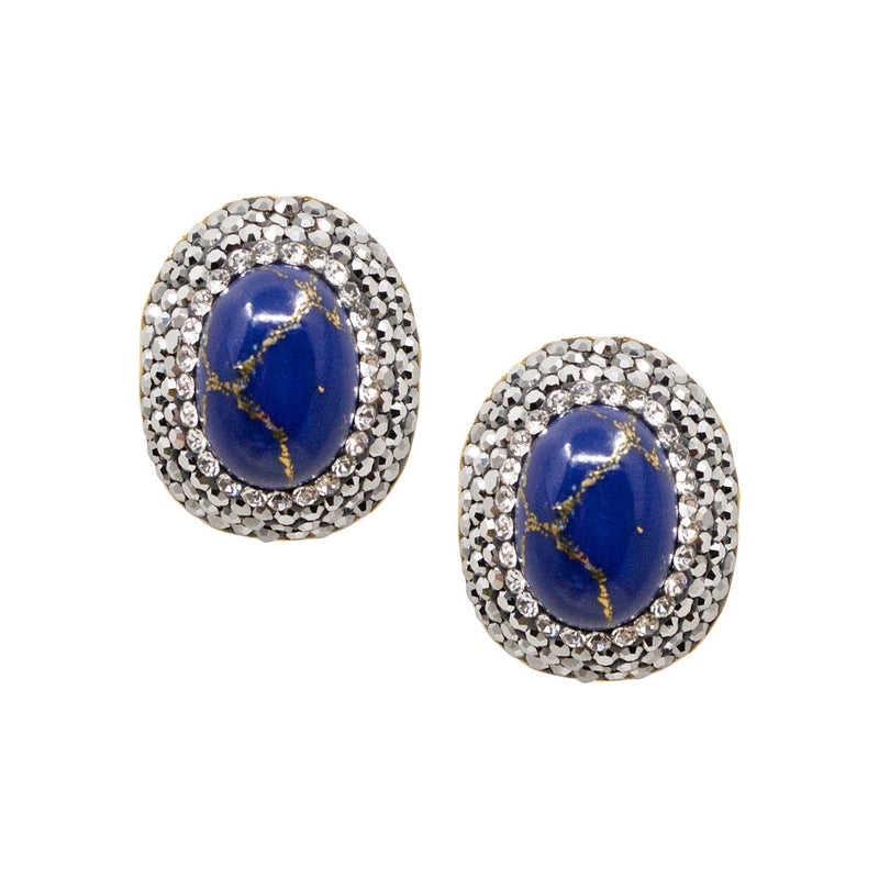Lapis Lazuli Post Earrings
