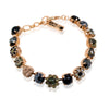 Black Onyx and Crystal Gold Plated Bracelet by AMARO
