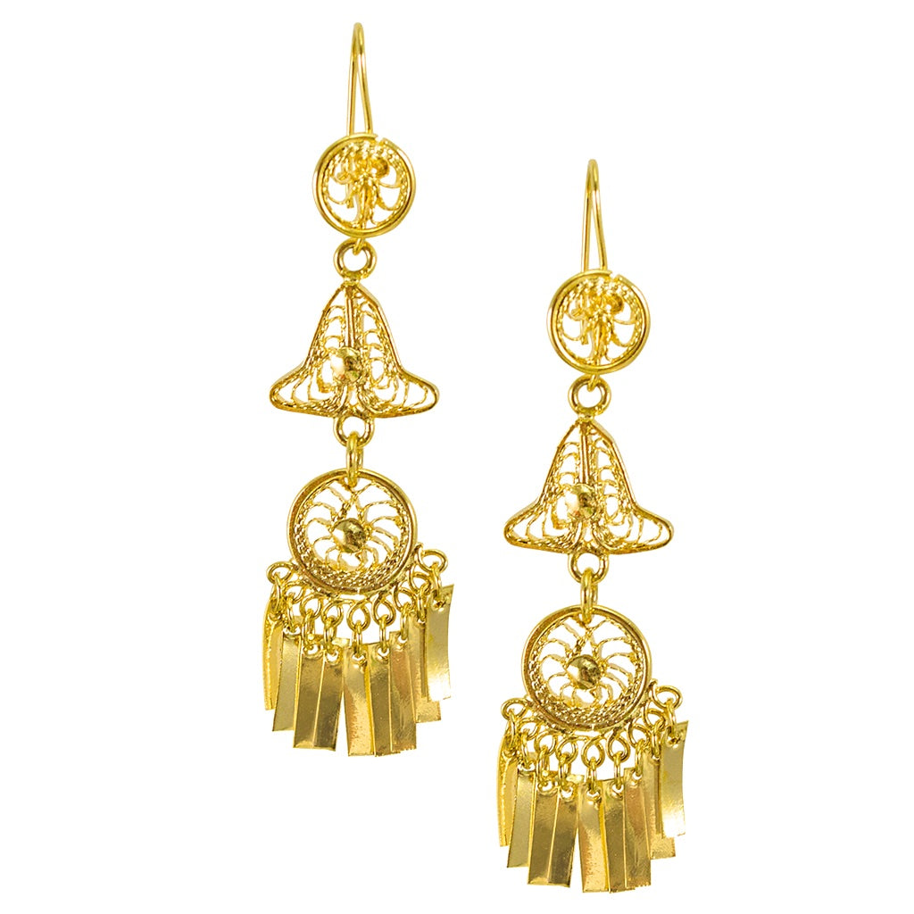 Oaxaca Earrings Mexico | Typical gold filigree and seed pear… | Flickr
