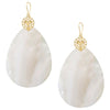 Statement Mother of Pearl Drop Pendant Earrings