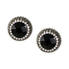 Sparkling Onyx Post Earrings