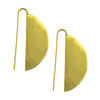 Rosedrop Brass Earrings