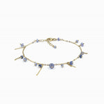 Delicate Sapphire and Tanzanite Bracelet