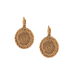 Feminine Gold-Plated Sleeper Earrings by Satellite Paris