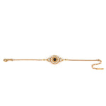 Feminine Onyx and Gold Hematite Bracelet by Satellite Paris