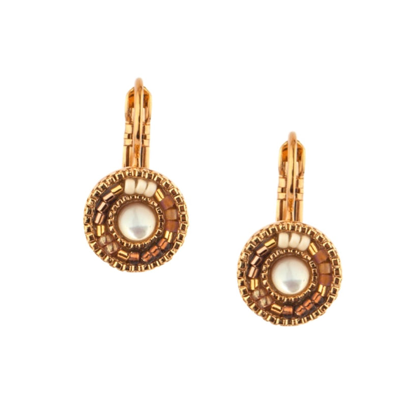 Chic Drop Bead Earrings by Satellite Paris