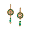 Green Jasper Drop Earrings by Satellite Paris