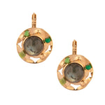 Glamorous Jade Labradorite Drop Earrings by Satellite Paris