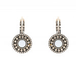 Dainty Silver Drop Earrings by Satellite Paris