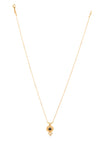 Delicate Onyx and Crystal Necklace  by Satellite Paris