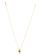 Delicate Onyx and Crystal Necklace  by Satellite Paris