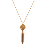 Chic Chain Gold-Plated Pendant Necklace by Satellite Paris