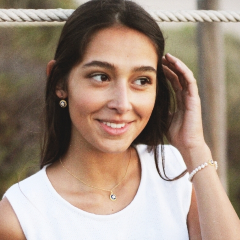 Red Caramujo Earrings - Silver