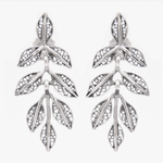 Leaf Silver Filigree Earrings