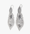 Elegantly Grand Sterling Silver Filigree "Queen" Earrings