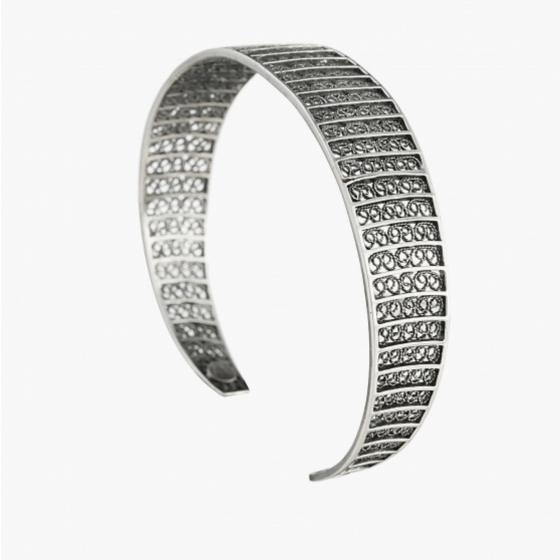 Filigree Sterling Silver Cuff