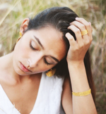 Filigree Gold Plated Sterling Silver Cuff