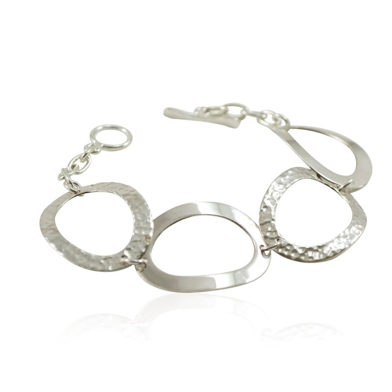 Silver Ring Bracelet from Taxco, Mexico