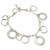 Silver Ring Charm Bracelet from Taxco, Mexico