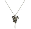 Delightful Flower and Pearl Necklace by Eric et Lydie