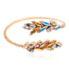 Sparkling Swarovski Crystal Laurels Adjustable Bracelet by AMARO